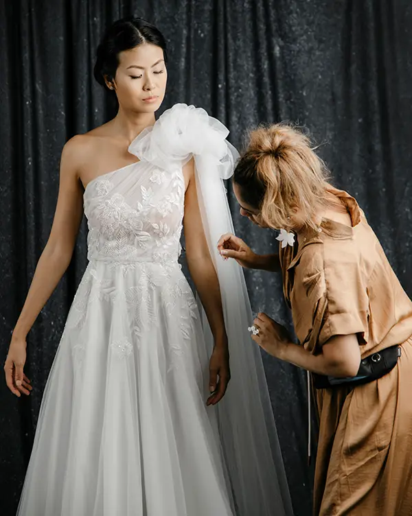 Work One On One With The Wedding Dress Designer