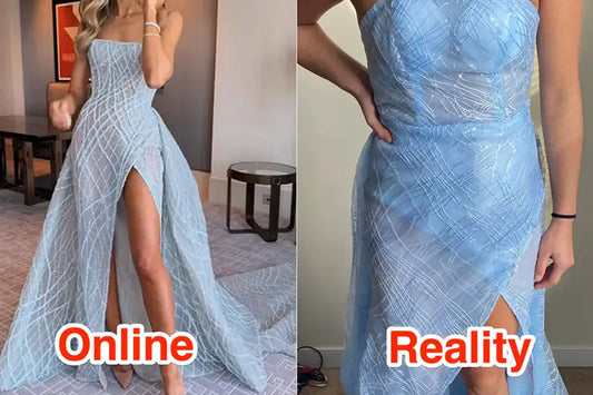 Bridesmaid dress online shopping vs reality - DH Gate / Anna Dinh